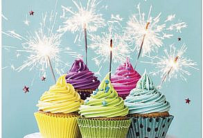 Sparkle Cakes Birthday Card | Business Birthday Cards | Posty Cards