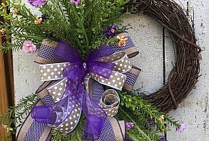 Spring Summer Wreath Wreath for front doorSpringWildflower | Etsy