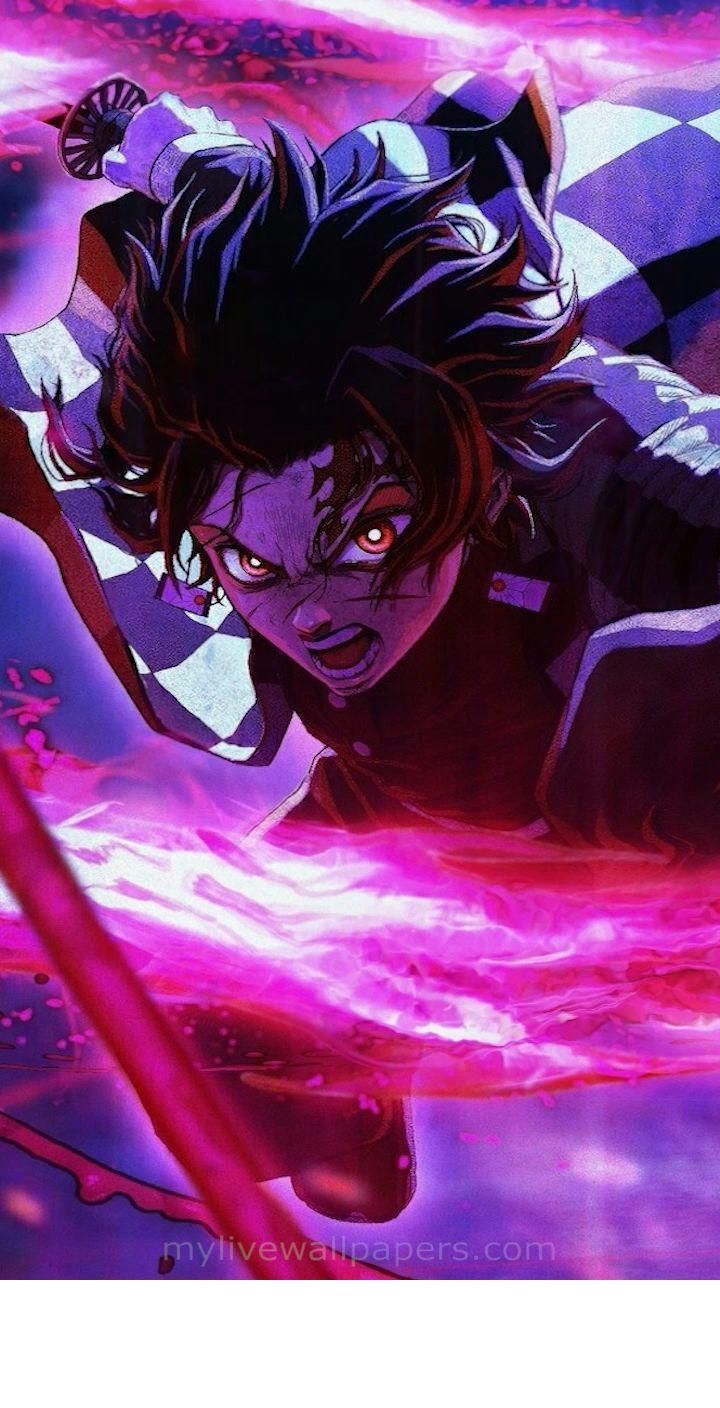 Tanjiro Kamado | Demon Slayer | Kimetsu no Yaiba | Live Wallpaper [Video] | Gambar karakter, Animasi, Animasi 3d