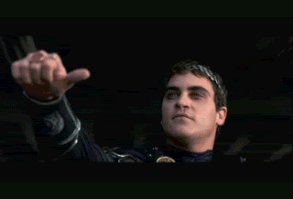 Pin for Later: 23 Reactions You Don't Want to See When You Step Out of the Dressing Room The Thumbs Down