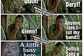The Walking Dead, Memes, Rick Grimes, Andrew Lincoln, Steven Yeun, Glenn Rhee