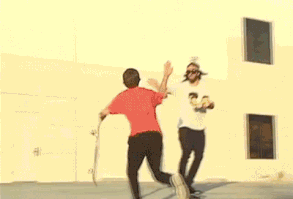 This coffee run: | 16 GIFs With A Completely Unexpected Kick