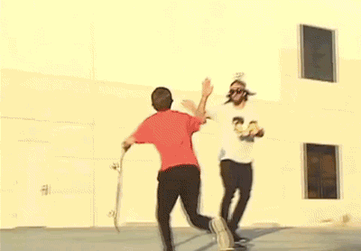 This coffee run: | 16 GIFs With A Completely Unexpected Kick