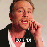 Thor and Loki kiss (GIF) by P0LAROID