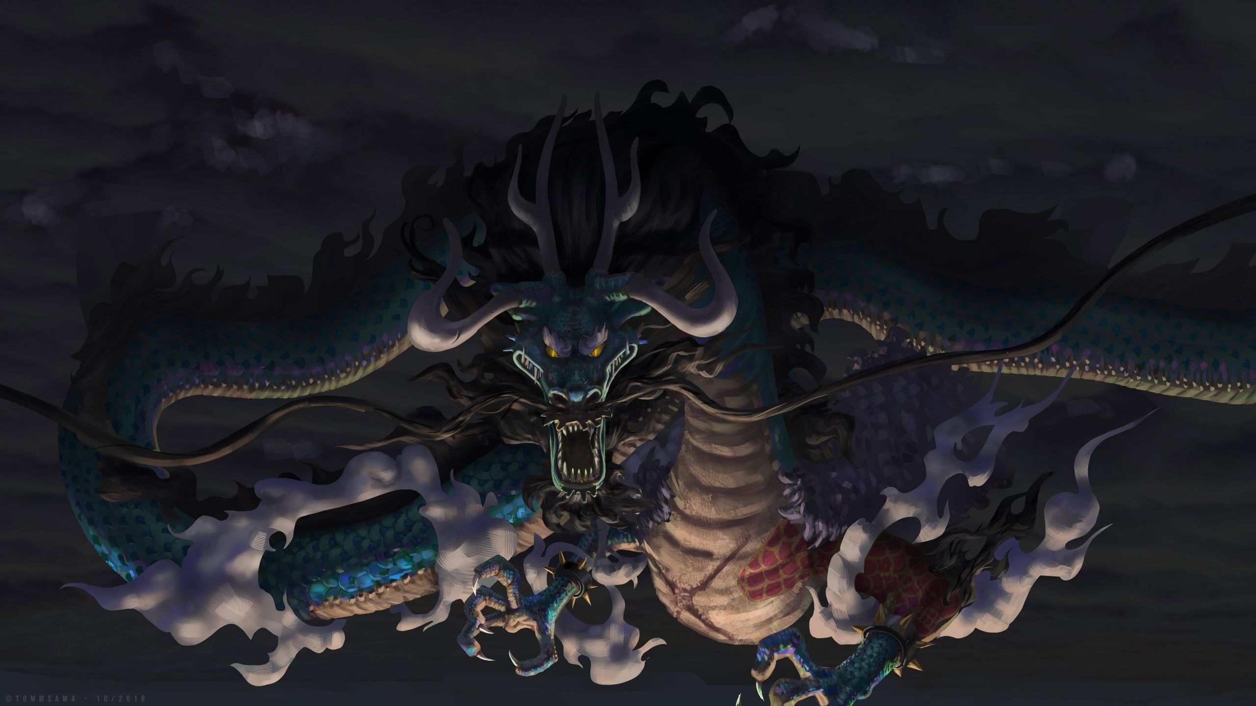 Wallpaper Kaido, One Piece