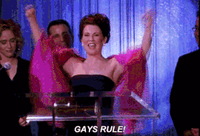 Pin for Later: 40+ Karen Walker GIFs That Prove She Deserves Her Own Holiday When She Shows Love For Her Friends