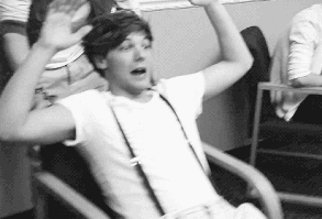 When he goofily slid out of a chair: | Community Post: 29 Times Louis Tomlinson Was Delightfully Darling