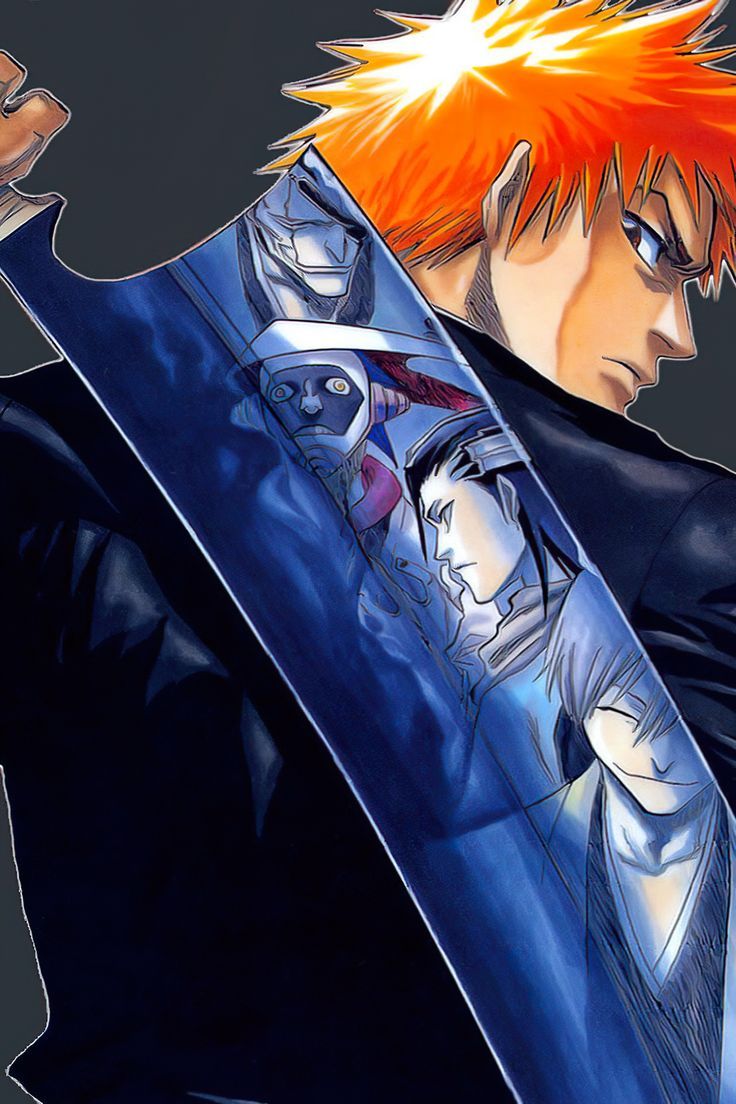 bleach ichigo wallpapers:mangá personagens hd gif espadas #anime metadinha desenho drawing pfp