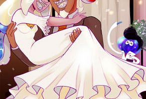 Here’s a patreon commission for killer-pail, who wanted to see older Angelo and Orca, getting married in Splatoon Las Vegas, completed with Jelvis. Haha This was a lot of fun to do. Thank you for the support and commissioning me! Orca belongs to...