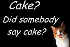 did someone say cake? Happy Birthday GIF