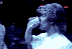 Again. One day I will have to chronicle all the times G’s tongue has made an appearance - which is pretty much in any interview ever, George Michael’s tongue throughout the ages | 1985. Age: 22.