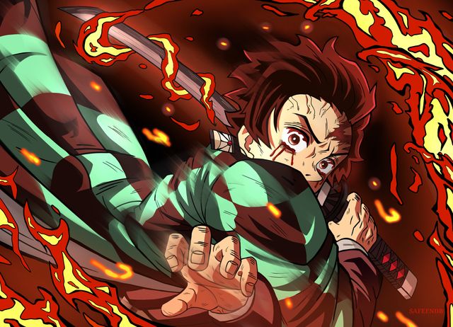 “Rage mode Tanjiro by me!” u/safeenDB