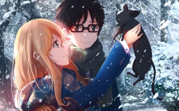cat sad your lie in april