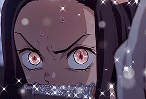 #anime #icon #glitter #filter #nezuko #kamado