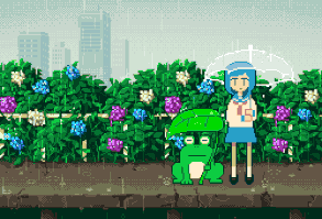 ほんのり哀愁漂うドット絵のキュートなGIFアニメが集まる「1041uuu」 - GIGAZINE