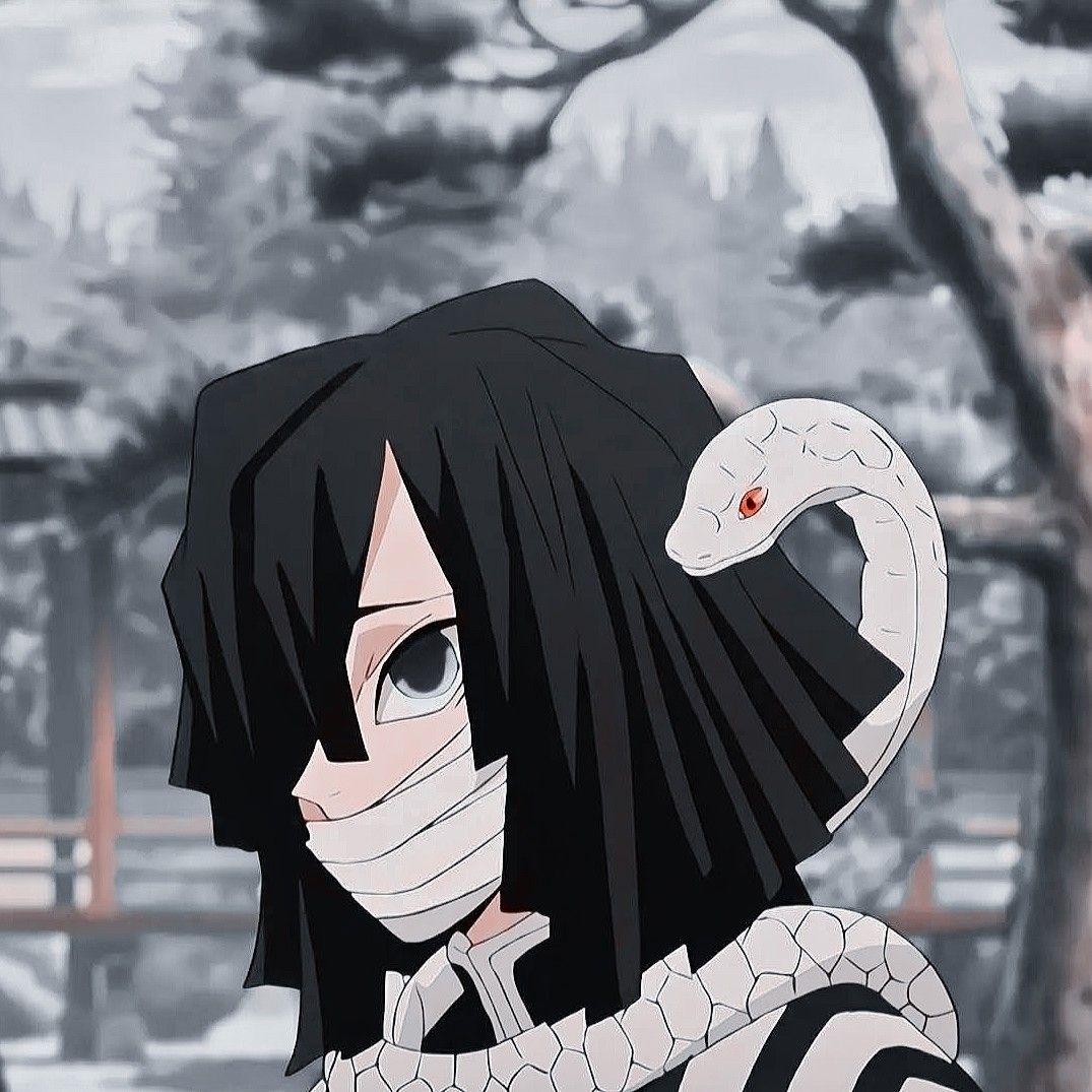 Cr : giyuucaps (on Instagram) | Character : Obanai Iguro | Anime : Demon Slayer : Kimetsu No Yaiba