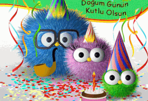 Doğum Günü Gifleri, Hareketli Doğum Günü Resimleri