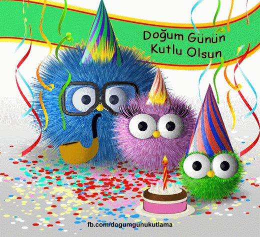 Doğum Günü Gifleri, Hareketli Doğum Günü Resimleri