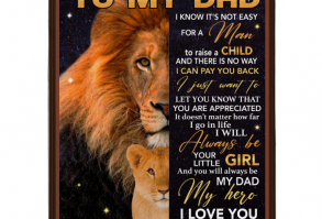 To My Dad Not Easy Man Raise Child You Appreciated I Love You Lion Fathers Day Gift From Daughter Black Cozy Fleece Blanket  Sherpa Blanket The fleece blanket features a lightweight, pill-free microfiber fleece that is not only supremely soft, but warm and cozy.