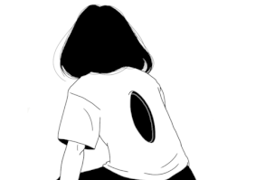 As ilustrações simplificadas e sensíveis, em preto e branco, de Anna Macht #ilustração #gif #annamacht #feminism