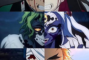 Tanjiro & nezuko / Gyotaro & daki / Uzui & renguko