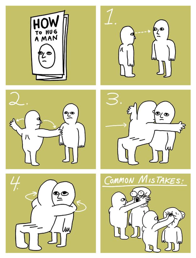 This is how to hug a bro.