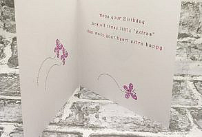 "13th 2009 Year You Were Born Personalised Birthday 6"sq Card Daughter Sister Granddaughter Teenager Cousin Niece Goddaughter Someone Special"