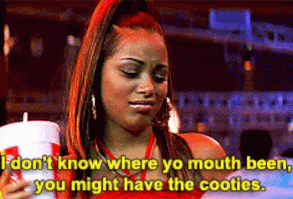 When you performed the cootie shot on yourself in front of someone you thought might have cooties.