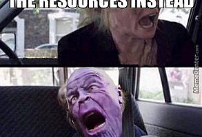 This one makes an important point: 25 Marvel Memes That Will Never Stop Being ~Infinitely~ Hilarious