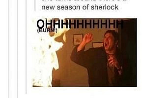 When this sick burn happened. | 27 Times The Sherlock Fandom Won Tumblr