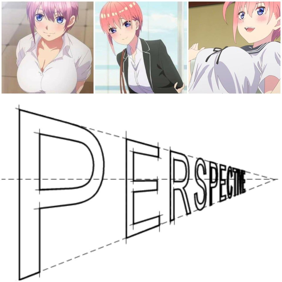 Top view big, front view normal, bottom view big again. MAGIC... or not