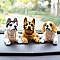 Brand Name: PawsFourLoveMain Material: Plastic FiberItem Weight: 130GFeature 1: Husky dollFeature 2: Beagle dollFeature 3: St Bernard dollFeature 4: Shepherd dollFeature 5: Shake head toysFeature 6: Dashboard toys