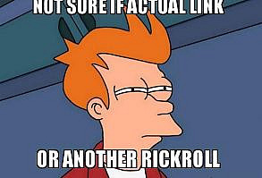 After visiting the Rick Astley AMA