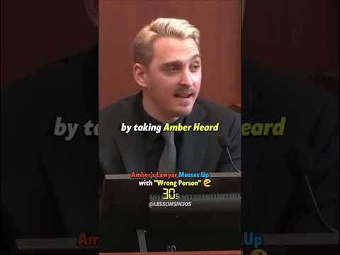 Amber's Lawyer Messes Up with The 