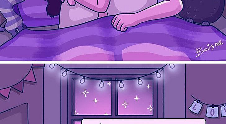 An Illustrator Captures Cozy Moments Between Couples So Well We Can Feel the Love