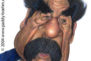 Saddam Hussein - artist: Patrick Mark Bohm