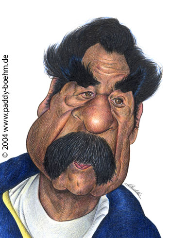 Saddam Hussein - artist: Patrick Mark Bohm