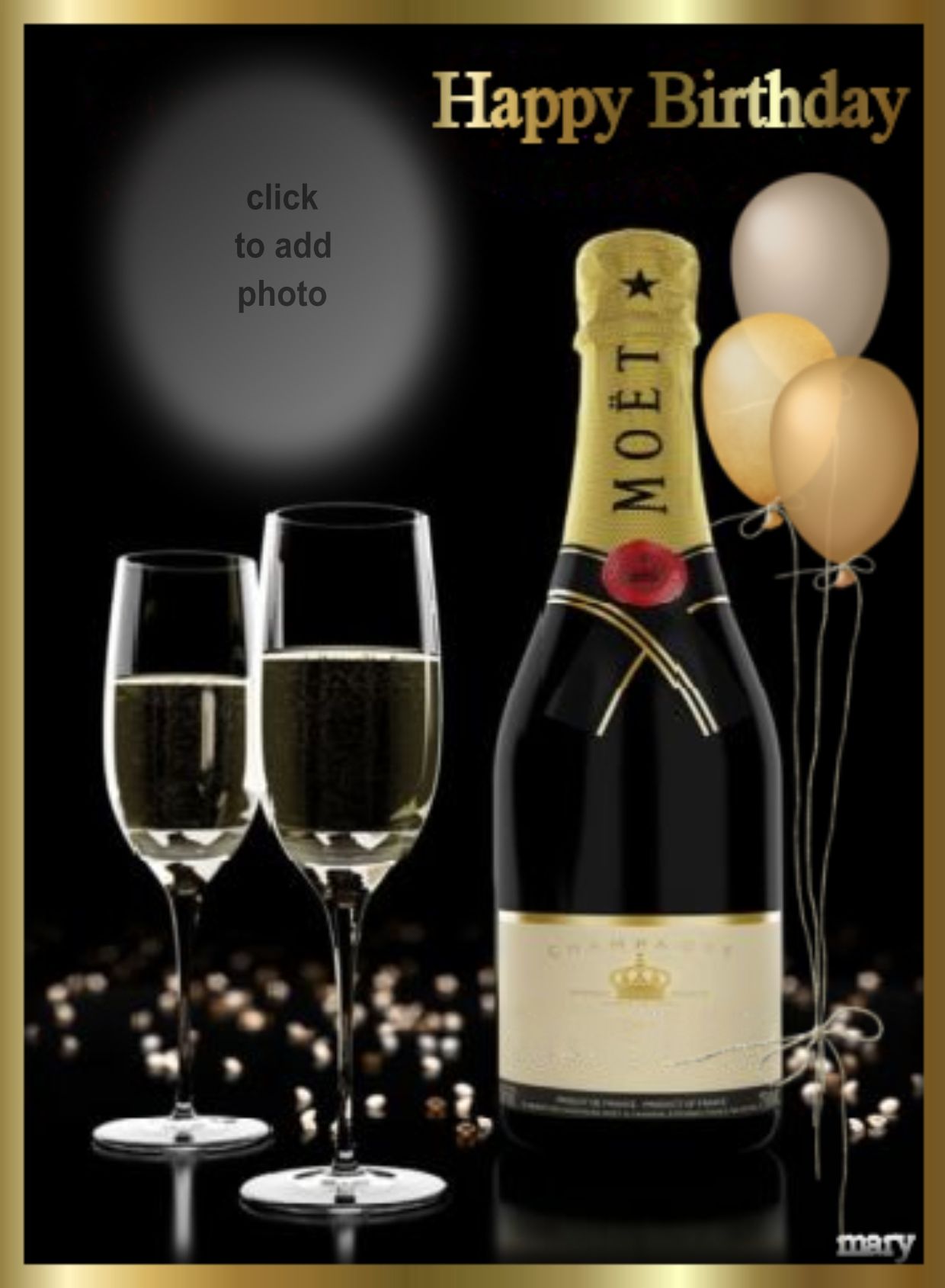 Champagne Birthday Weejock birthdays
