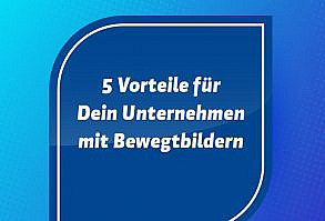 In unserem OMT Artikel von Andreas Fräßdorf kannst du herausfinden, was die 5 besten Vorteile von Bewegtbildern für Dein Unternehmen sind