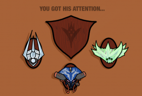 We've got his attention. Now, let's get his head