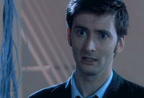 Having a bad day? Here's a Tennant pick-my-spirits-up gif.