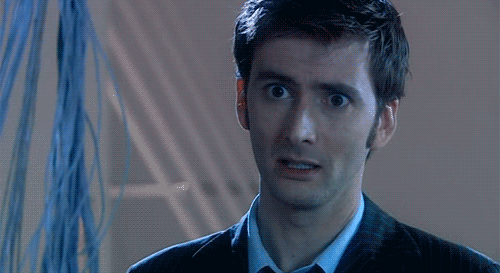 Having a bad day? Here's a Tennant pick-my-spirits-up gif.