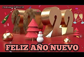 ☃️🍾FELIZ AÑO NUEVO 2022! Para Whatsapp 🎉 FELIZ NAVIDAD 2021/2022! GIF NAVIDEÑOS! NAVIDAD 2022! 🎄🤗 - YouTube