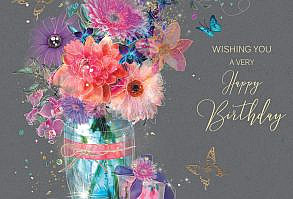 Card size 159mm x 159mmComes complete with Gold envelope