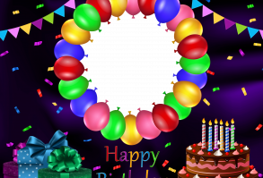 Happy Birthday Transparent PNG Frame​ | Gallery Yopriceville - High-Quality Images and Transparent PNG Free Clipart