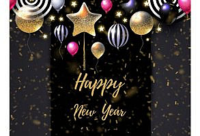 Happy New Year 2020 Postcard #postcards #new #cards #christmas #xmas #