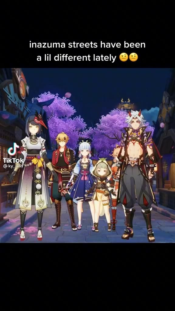 Credits ~ @kyanwhiskers on tiktok ~ #sara #kujousara #itto #aratakiitto #thoma 