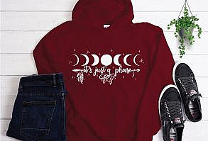 Its Just a Phase MOON ,phases Hoodie , full moon lunar moon Hoodie, moon phases,Gift for birthday ,anniversary,mothers day ,2021 uk gif