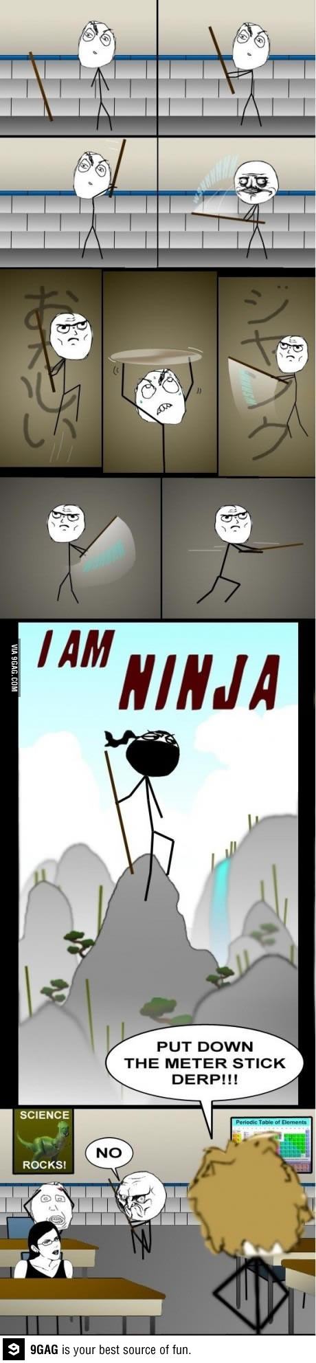 like a ninja