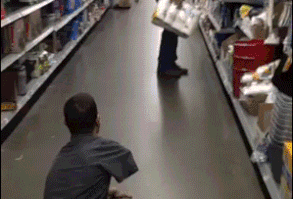 Limbless guy does zombie prank